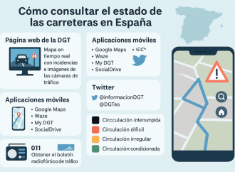 Cómo y dónde consultar el estado de las carreteras si viajas en coche