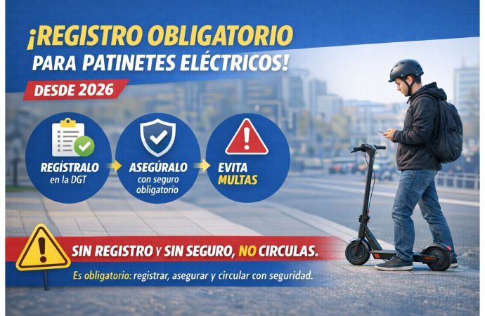 Lo que necesitas saber sobre el registro y seguro obligatorio de tu patinete eléctrico
