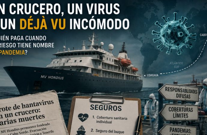 El hantavirus del MV Hondius y los seguros. La historia se repite sin que hayamos aprendido la lección