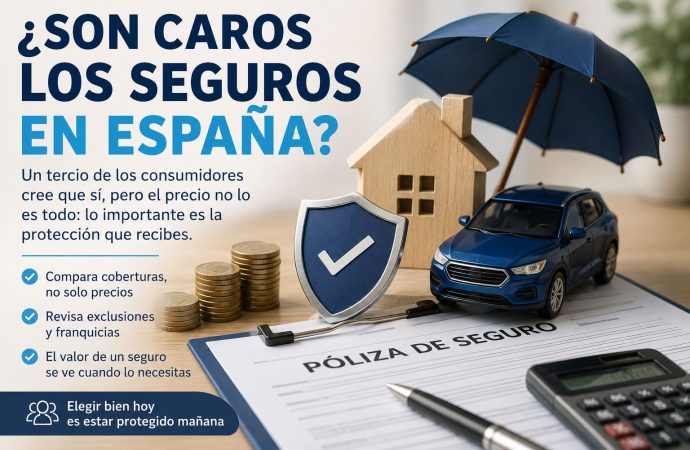 ¿Son caros los seguros en España? El precio preocupa, pero la percepción no siempre coincide con la realidad
